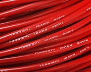 cable silicone 12 AWG rouge